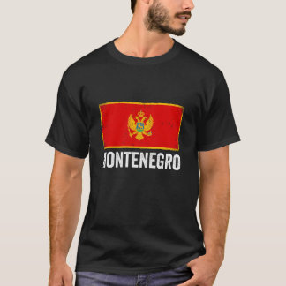 Montenegrinische Flagge Montenegro T-Shirt