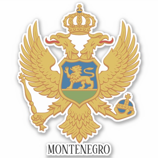 Montenegrinische Wehrpolizei Aufkleber (Vorderseite)