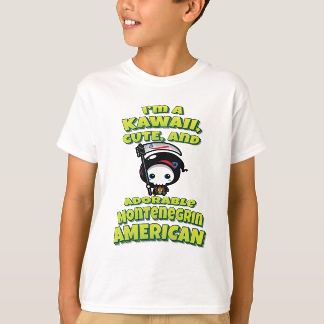 Montenegrinischer Grimischer Sensenmann T-Shirt (Vorderseite)