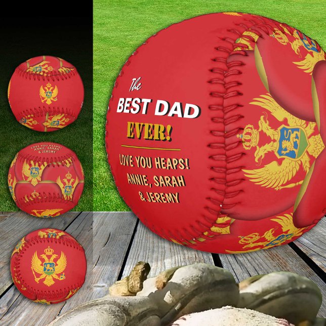 Montenegro Bester Vater, patriotisch, Montenegro F Baseball (Von Creator hochgeladen)