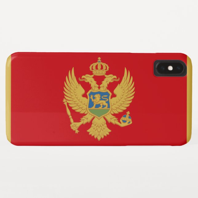 Montenegro Case-Mate iPhone Hülle (Rückseite (Horizontal))