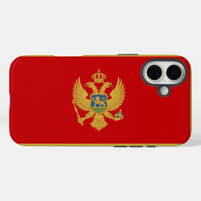 Montenegro Case-Mate iPhone Hülle (Rückseite (Horizontal))