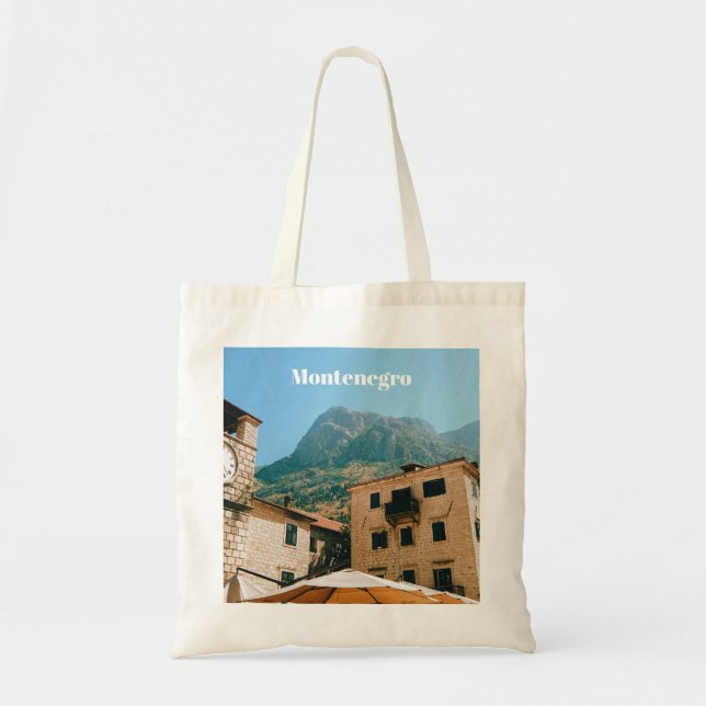Montenegro Cityscape  Tragetasche (Vorne)