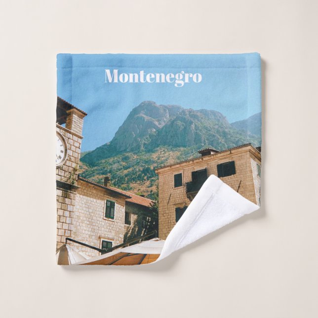 Montenegro Cityscape  Waschlappen (Waschlappen)