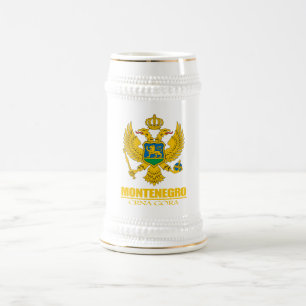 Montenegro COA Bierglas