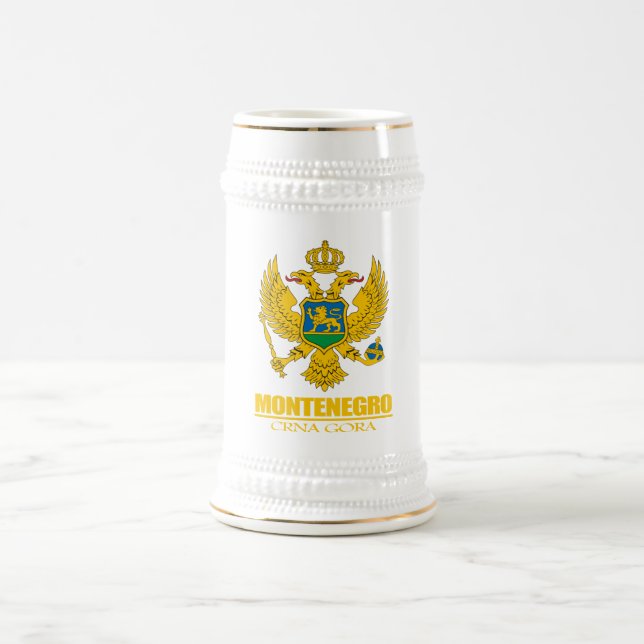 Montenegro COA Bierglas (Mittel)