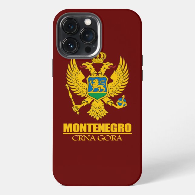 Montenegro COA iPhone Hülle (Rückseite)