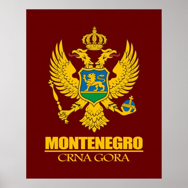 "Montenegro COA" Posters & Prints Poster (Vorne)