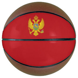 Montenegro-Flagge Basketball