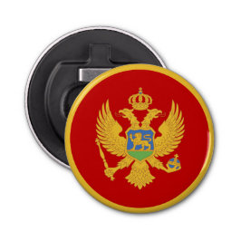 Montenegro-Flagge Flaschenöffner