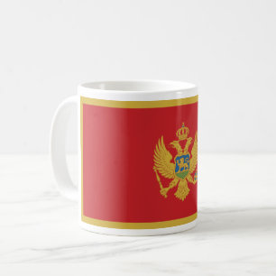 Montenegro-Flagge Kaffeetasse