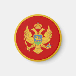 Montenegro-Flagge Magnet
