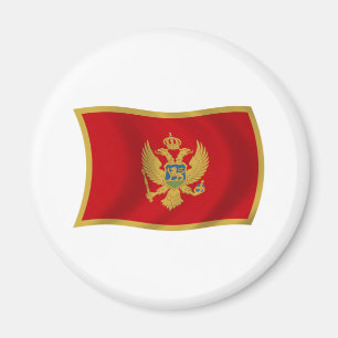 Montenegro-Flagge-Magnet Magnet