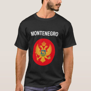 Montenegro-Flagge Modern T-Shirt