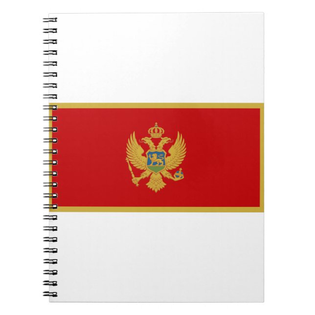Montenegro-Flagge Notizblock (Vorderseite)