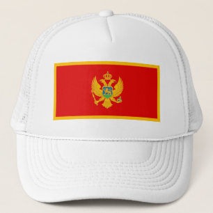 Montenegro-Flagge Truckerkappe