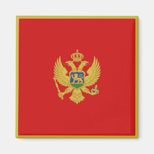 Montenegro-Flaggen-Magnet Magnet