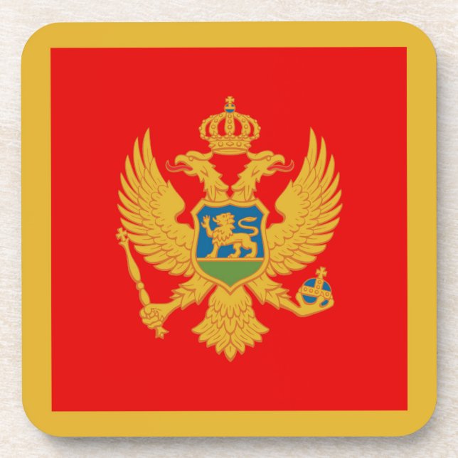 Montenegro Getränkeuntersetzer (Vorderseite)