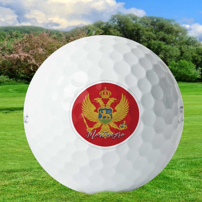 Montenegro Golf Balls, Flaggengolfer / Patrioten Golfball (Von Creator hochgeladen)
