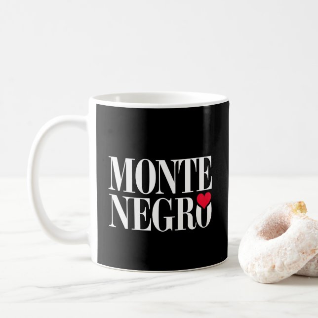 Montenegro Kaffeetasse (Mit Donut)