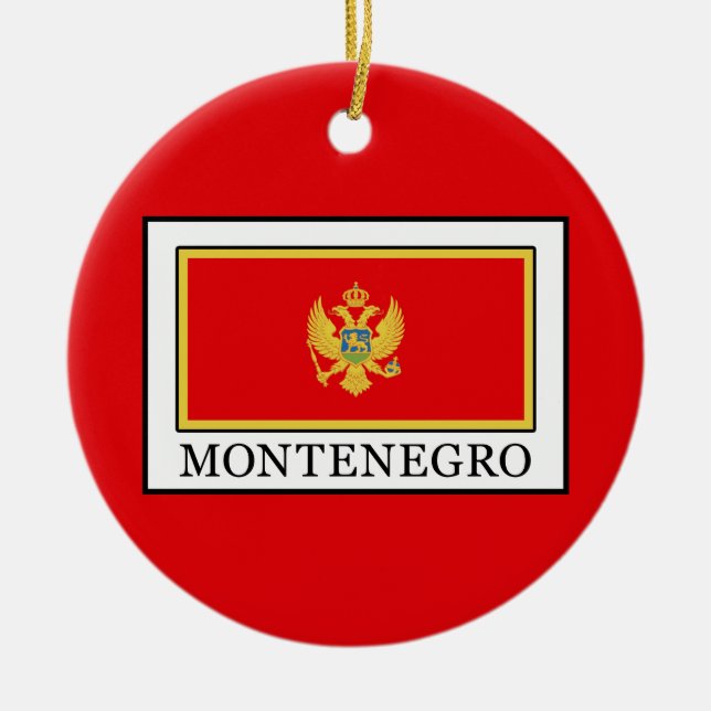 Montenegro Keramik Ornament (Vorne)