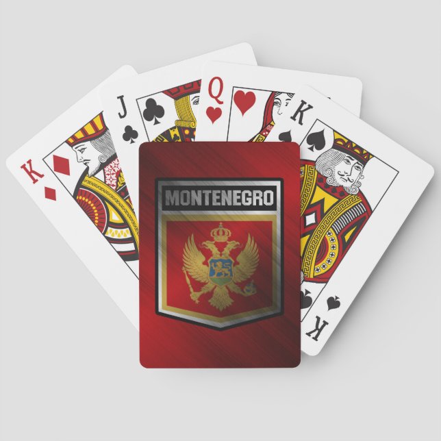 Montenegro Spielkarten (Rückseite)
