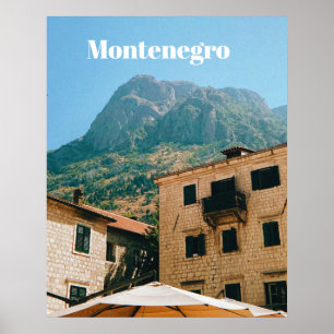 Montenegro-Stadtbild  Poster