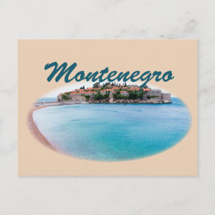 Montenegro: Sveti Stefan Postkarte