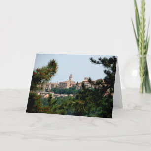 Montepulciano, Italien Karte