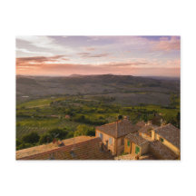 Montepulciano Italien Landschaft, Weinberge und Hä