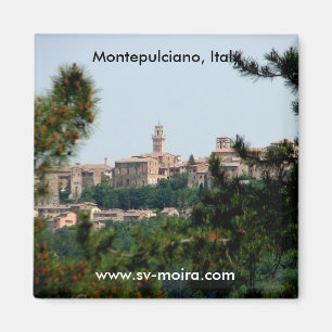 Montepulciano, Italien Magnet
