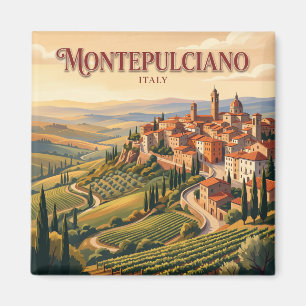 Montepulciano Italien Magnet