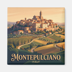 Montepulciano Italien Magnet