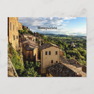 Montepulciano, Toskana, Italien Postkarte