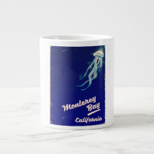 Monterey Bay California Jelly Vintage Reise Jumbo-Tasse
