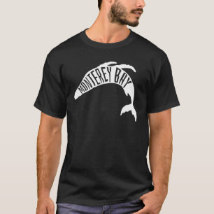 Monterey Bay, California Whale Kontur - Reisen T-Shirt