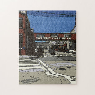 Monterey Bay Cannery Row Malerei Puzzle