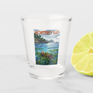 Monterey Bay Seeotter Kalifornien Schnapsglas