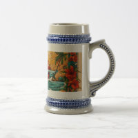 Monterey Beach Sunset Tattoo Tasse - kühl und farb