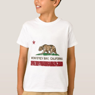 Monterey-Buchtkalifornien-Staatsflagge T-Shirt