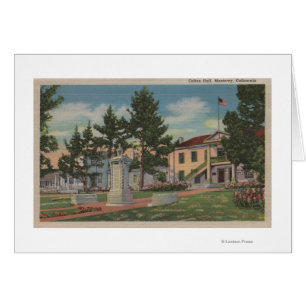 Monterey, CA - Colton Hall Ansicht und Boden