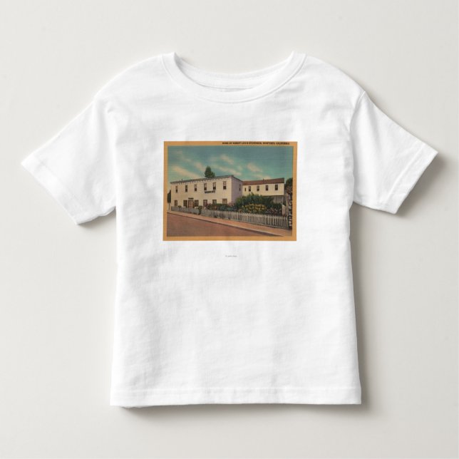 Monterey, CA - Zuhause von Robert Louis Stevenson Kleinkind T-shirt (Vorderseite)