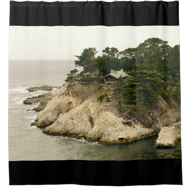 Monterey California Duschvorhang (Vorderseite)