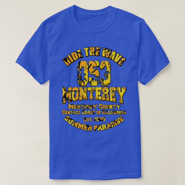 Monterey California-Geschenk T-Shirt (Design vorne)