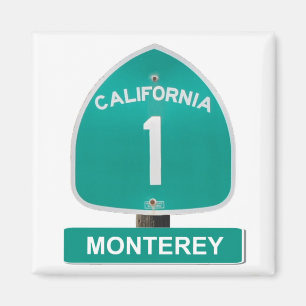 Monterey California Highway 1 Magnet
