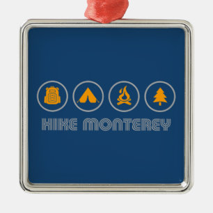 Monterey California Ornament Aus Metall