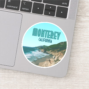 Monterey California Pacific Coast Highway Vintag Aufkleber