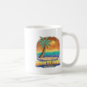 Monterey California Vintag Beunruhigte Souvenir Kaffeetasse