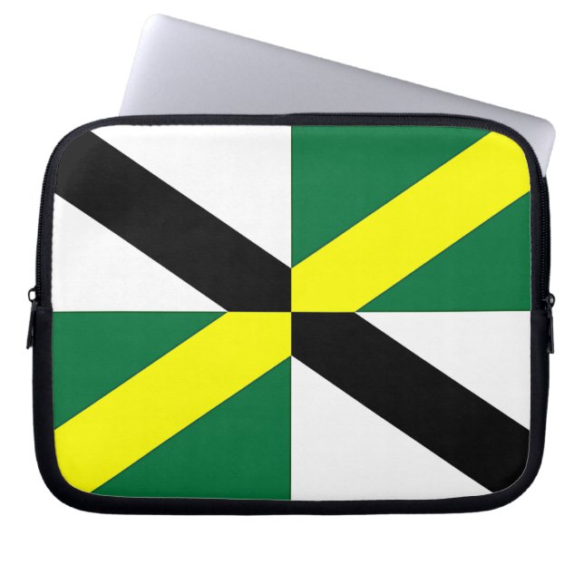 Monterey City Flag Laptop Sleeve (Vorderseite)