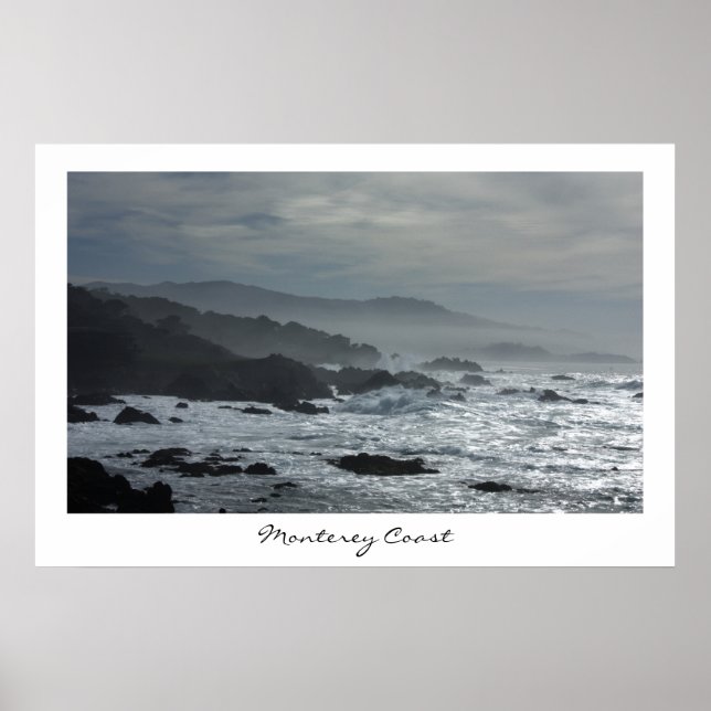 Monterey Coast Print Poster (Vorne)
